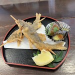 さぎり屋 - 稚鮎の唐揚げ