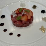 254749734 - 黒毛和牛のステーキタルタル