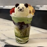 BLUE LEAF CAFE - PANDA PARFAIT　抹茶あずき