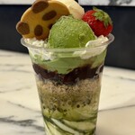 BLUE LEAF CAFE - PANDA PARFAIT　抹茶あずき　裏側