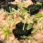 馳走 とりの巣 - アオサと生ホタテの炊き込みご飯