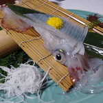 はつしろ - 活けイカのおつくり（2013.9）