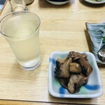 喫酒 フグさん - 最後の一杯と「カツオの角煮」 こう云うのが嬉しい