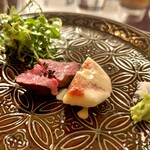 樋口 - 柔らかで旨味滲み出でる鹿もも肉。無花果もいいなぁ♫　