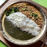 スプーンソング - 【9月7日(木)】ワンプレートダルバート(チキンキーマと豆)