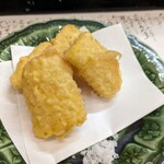 割烹 市川 - 玉蜀黍の天麩羅