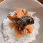 割烹 市川 - 私は鮭ご飯