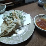 味の蔵どんつく - 天ぷら盛り合わせ