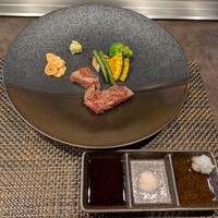 Teppan Dining L’ajitto - 宮崎牛もも肉のステーキ60g