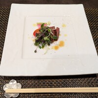 Teppan Dining L’ajitto - 宮崎牛もも肉の前菜