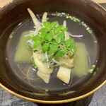 新屋敷 幸福論 - ・佐賀のあげまき貝となすのお椀