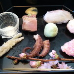 米倉 - 2014.3　食べてしまった前菜、汚くてすみません