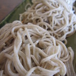 手打そば伊豆屋 - 見事な細切りﾃﾞｽ。