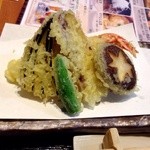お箸家 柚子 - 天盛りセットの天ぷら