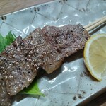 味の蔵どんつく - 牛みすじ串焼