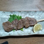 味の蔵どんつく - 牛みすじ串焼