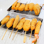 串カツ田中 - 串カツいろいろ