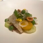 レストラン ヴァリエ - 香住 蛍烏賊 甲烏賊 ヘーゼルナッツ