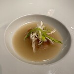 レストラン ヴァリエ - 蓮根饅頭 あんかけ うるい