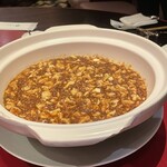 中国料理 四川 - 花椒を別皿にもらって、子供でも食べられる辛さの麻婆豆腐
