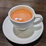 創作イタリアン Gemelli - 赤ピーマンのポタージュ