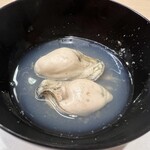うを徳 - 北海道釧路の牡蠣の吸い物