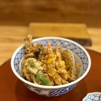 天ぷらふく西 禅と匠 - 海老野菜天丼