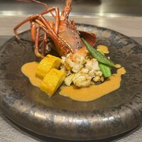八重洲 steak & seafood 鉄板焼き 一心 - 伊勢海老のアメリケーヌソース