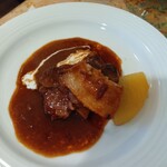 ちいさなれすとらん キャロット - ポークシチュー　煮たリンゴ