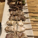 串魂 - 料理写真:串焼き５種盛り