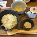 マル寛そばや - 卵かけごはん