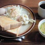 モーニングセットです。