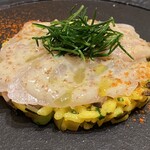 Gustare 佳乃や - 鮮魚のカルパッチョ　お米のサラダ仕立て