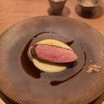 日本酒 ビストロ オダギリ - 河内鴨 ねぎソース