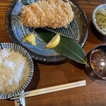 とんかつ 串揚げ 優膳 - ねぎ塩吟上ロースかつ膳