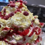 カモメ氷菓店 - かき氷　濃厚ピスタチオ✖︎木苺