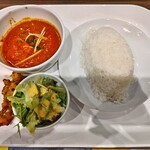 ロイヤルインドレストラン - バリューランチ（マサラチキン）　990円＋Explosive（爆辛）150円　オープン割引で1083円
