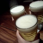 ハイスコアキッチン - とりあえず３人で乾杯