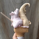 田口氷菓店 - ミックスベリーミルクと塩キャラメル