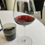 レストラン オオツ - グラス赤ワイン_ Gevrey Chambertin Dix Climats Drouhin Laroze 2021
