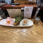 麺処 しろくろ - ◾️節そば¥950(具材は別盛り)