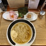 麺処 しろくろ - ◾️節そば¥950(具材は別盛り)