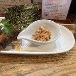 麺処 しろくろ - ◾️節そば¥950(具材は別盛り)