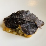 レストラン オオツ - 青森県産・雲丹と黒トリュフのリゾット