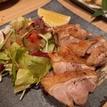 凛々 鈴のや - 阿波地鶏の塩焼き1300円