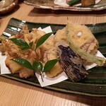 凛々 鈴のや - 天ぷら盛合わせ1500円