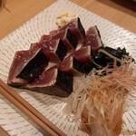 凛々 鈴のや - わら焼カツオタタキ塩1800円