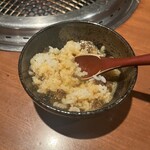 生粋 - 残った卵とトリュフにご飯をイン！最高です。