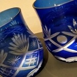 saint de gourmand - 江戸切子が涼し気