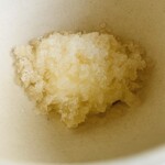 レストラン オオツ - フロマージュ・ブランとクロモジのシャーベット